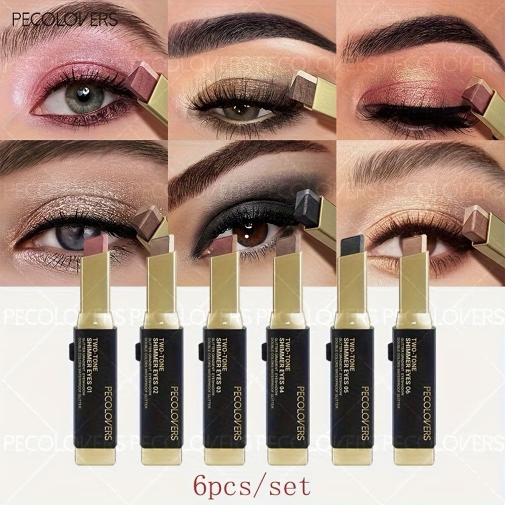 6 DUAL-END MINI EYESHADOW STICKS